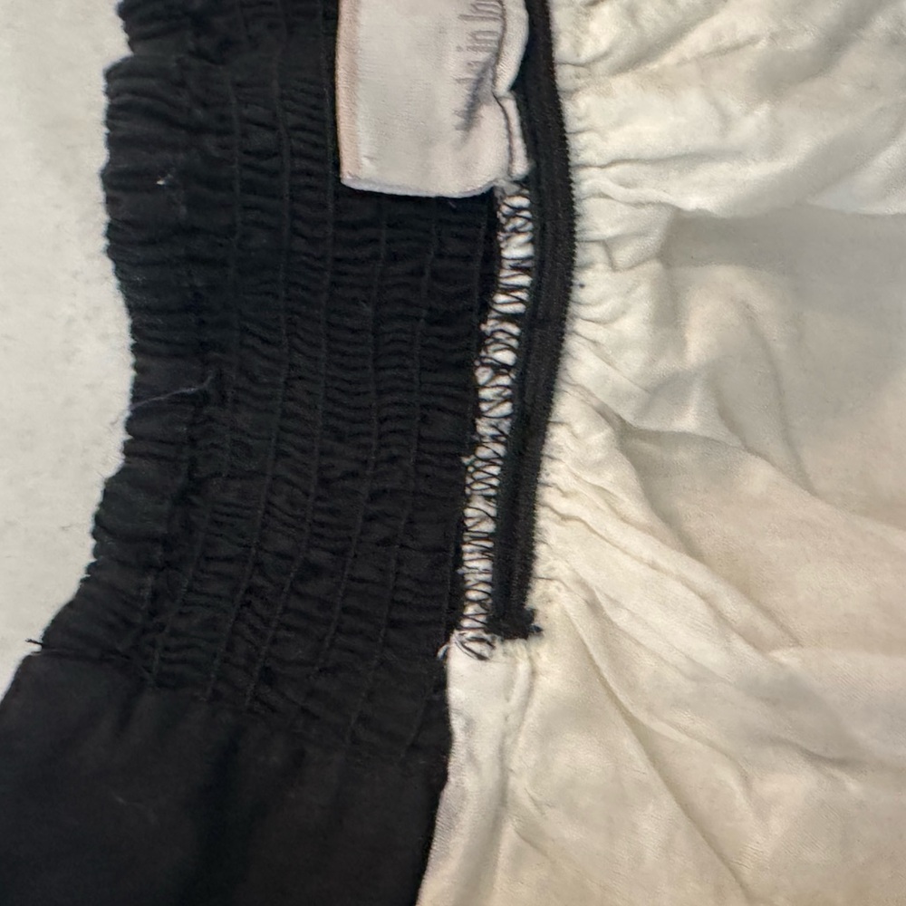 Black and White Striped Skirt - Picture 4 of 7